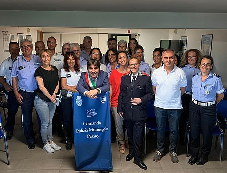 Biancani Muzzini con Polizia Locale 