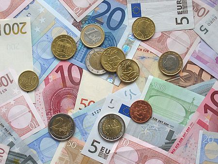 Banconote monete euro