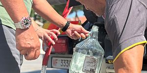 Autobotte per la distribuzione dell'acqua potabile
