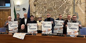 Biancani e Pieri con organizatori Banco Farmaceutico