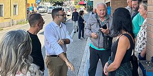 Perugini con persone