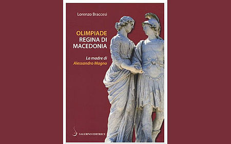 Immagine tratta dalla copertina del libro raffigurante statua di WILHELM BEYER, Alessandro e Olimpiade (sec. XVIII)