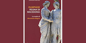 Immagine tratta dalla copertina del libro raffigurante statua di WILHELM BEYER, Alessandro e Olimpiade (sec. XVIII)