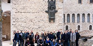 Foto di gruppo a fonte Avellana