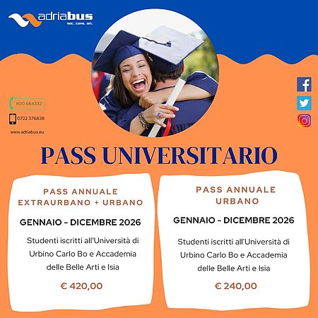 Immagine pass universitario Adriabus