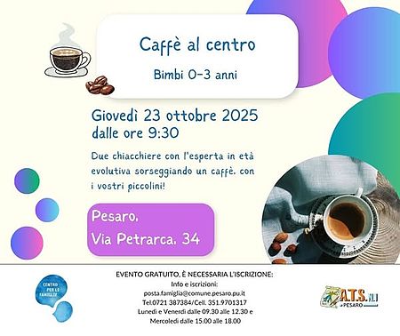 Caffè al centro Locandina di Caffè al centro del 23/10/2025