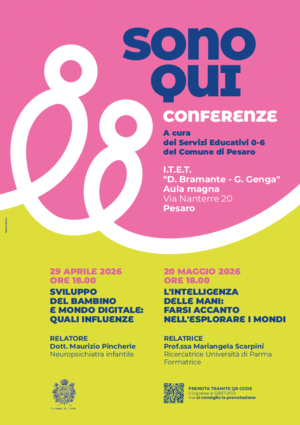 Locandina conferenze "Sono Qui"
