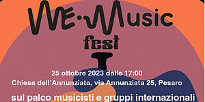 Locandina WEMusic Fest