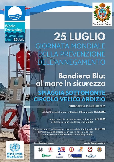 Locandina evento Bandiera Blu 2025