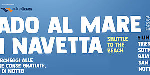 Dai parcheggi alle spiagge, corse gratuite, anche di notte, con il servizio “Vado al mare in navetta” attivato dal Comune in collaborazione con Adriabus