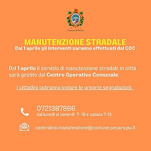 Locandina contatti manutenzione