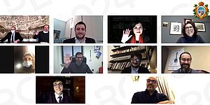 Personaggi sullo schermo che hanno partecipato all'incontro