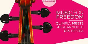 Banner iniziativa "music for freedom"