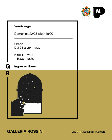 Alla Galleria Rossini, la vita di Ermanno, monaco benedettino vissuto nell'XI secolo Grafica evento