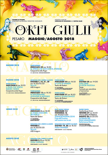 Manifesto estate Orti Giulii 2018