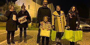 Ricci Della Dora Morottti e rappresentanti del quartiere