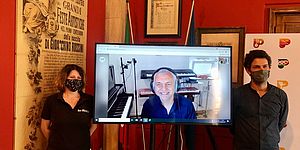 Musicisti in sala Rossa