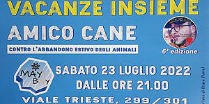 Locandina vacanze insieme amico cane 2022