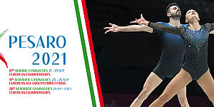 Campionati europei ginnastica locandina