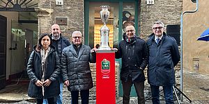 Della Dora Ricci Vimini Pieri Aloi con la coppa Italia