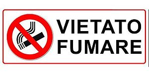 Segnale divieto di fumo