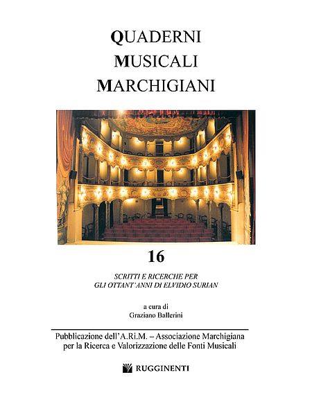 Quaderni Musicali Marchigiani. Presentazione