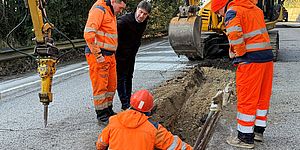 Lavori di manutenzione strada Montefeltro