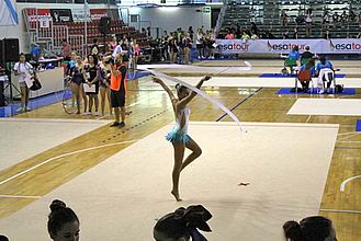 foto ginnastica in festa