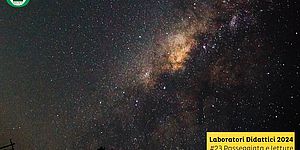 Locandina laboratorio Passeggiata e letture osservando il cielo