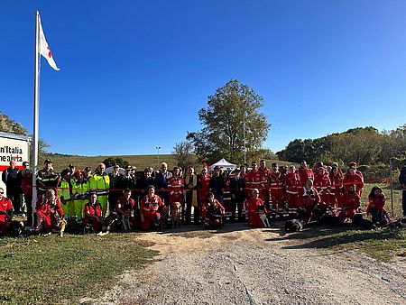 Inaugurato "Spike", il campo addestramento per unità cinofile di CRI a Pesaro 