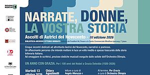 NARRATE, DONNE, LA VOSTRA STORIA Grazia Deledda