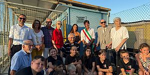 Biancani con famiglia Boiani e organizzatori