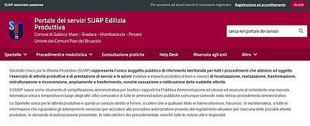 Nuovo portale SUAP