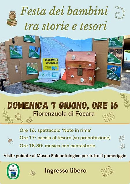 Locandina di Festa dei bambini tra storie e tesori