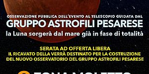 Locandina eclissi di luna 7 settembre