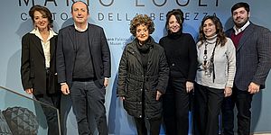 Marcella Logli (figlia dell'artista), Vimini, la vedova Logli, Laura Logli (figlia dell'artista), Ambrosini, Giancarli