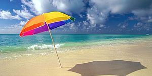 ombrellone in spiaggia