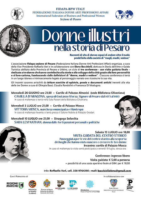 Donne illustri nella Storia di Pesaro_locandina