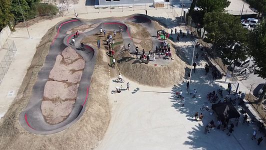 Foto pista pump track via dell'acquedotto