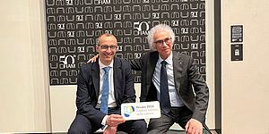 il sindaco Ricci con Vittorio Livi di FIAM