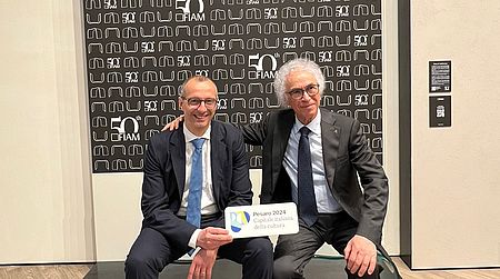 il sindaco Ricci con Vittorio Livi di FIAM