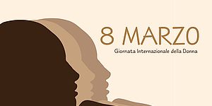 Disegno con profilo di donna