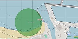 Mappa Baia Flaminia interessata