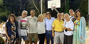 Biancani con ragazzi di Vismara