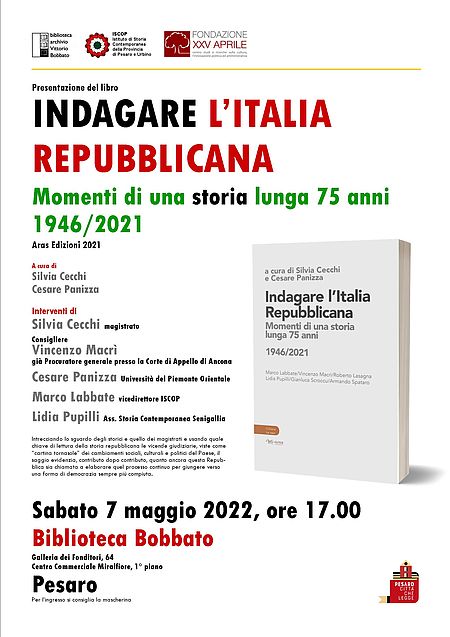 Indagare l'Italia repubblicana. Presentazione Libro
