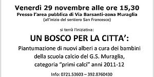 Un bosco per la città a Muraglia