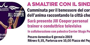 Locandina A smaltire con il Sindaco e Jill Cooper