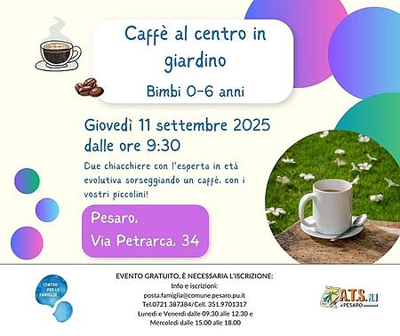 immagine di Caffè al centro in giardino
