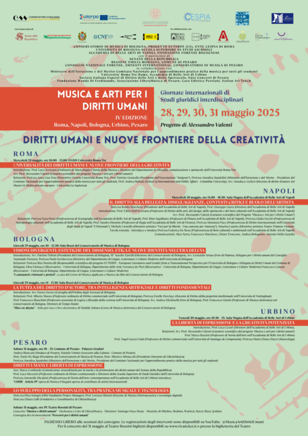 Musica e Arti per i diritti umani