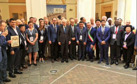 Ricci con Mattarella al forum dei sindaci Unesco